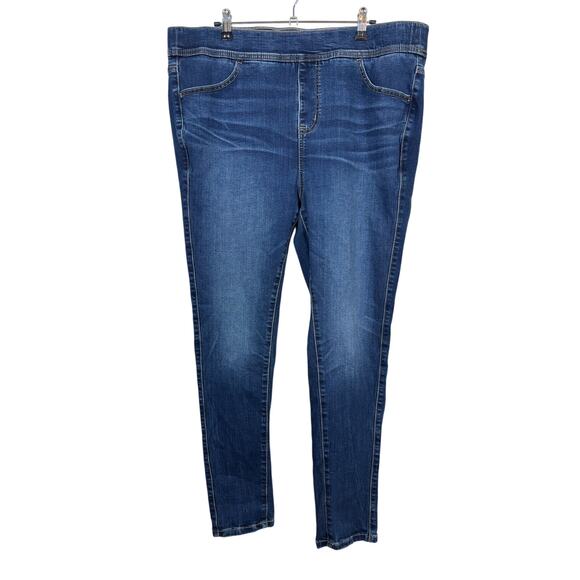 torrid Denim - Torrid Lean Jean Skinny Jeans Womens 2X 2R Blue High Rise Pull On Super Soft